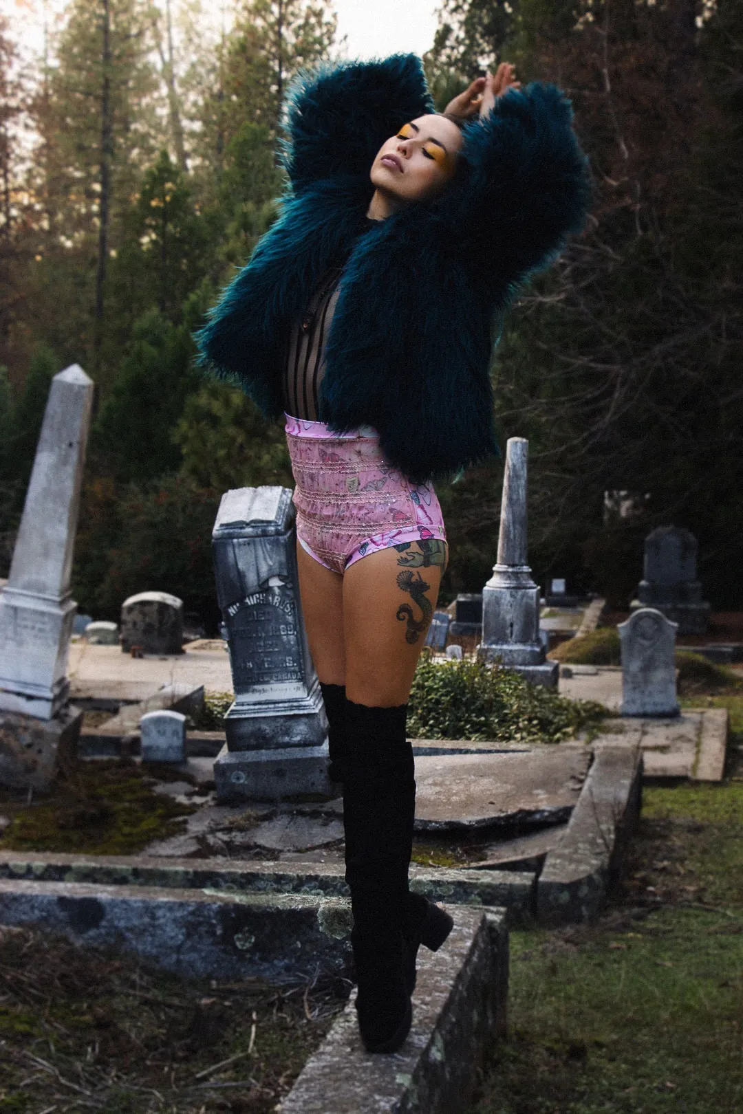 Lux Muse · Graveyard — photography by Wes Visions